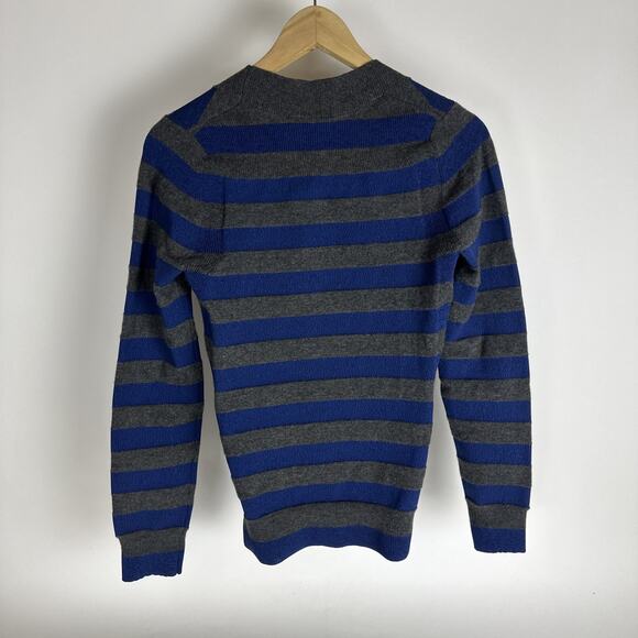 NWT Sonia Rykiel Stripe U-Neck Wool Blend Sweater Women’s Size M - Picture 2 of 8